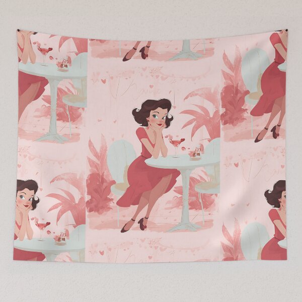 Item preview, Flirty Valentine Coquette designed and sold by bapupa.