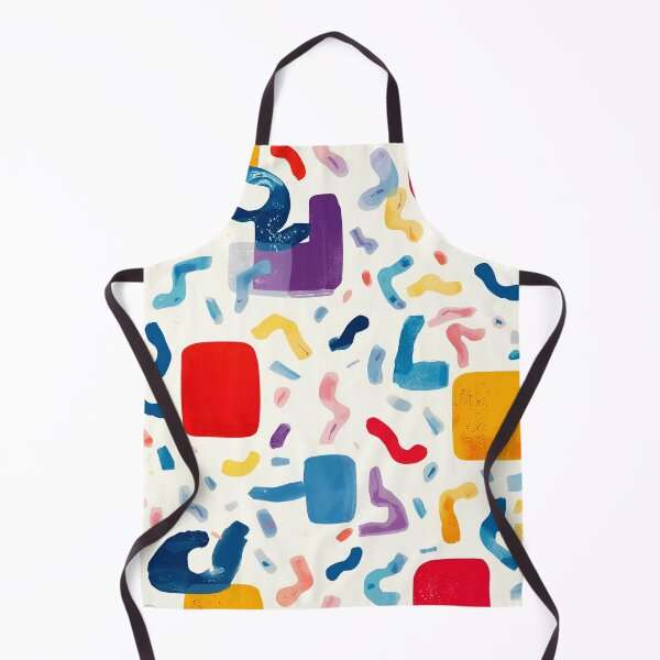 Item preview, Memphis Squiggle Block Scatter 7 designed and sold by Tom-Johnson.