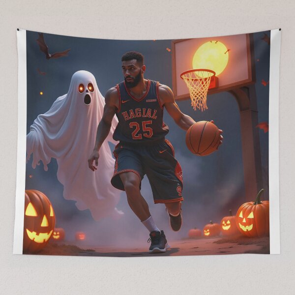 Item preview, Haunted Hoops: Midnight on the Pumpkin Court designed and sold by Nest & Thread.