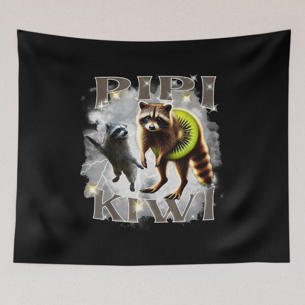 Item preview, Pipi Kiwi Funny Racoon Kiwi Italian Brainrot Meme Gen Z  designed and sold by jotaro210.