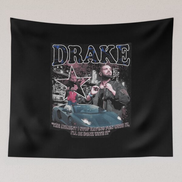 Item preview, Drake Retro Street Vibes Car Scene Collage designed and sold by jotaro201.