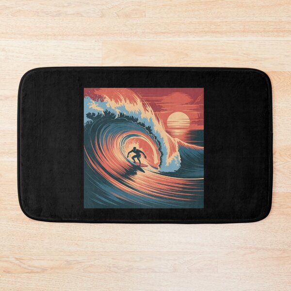 Item preview, Surfer Sunset Wave Art  designed and sold by 404wearpl.