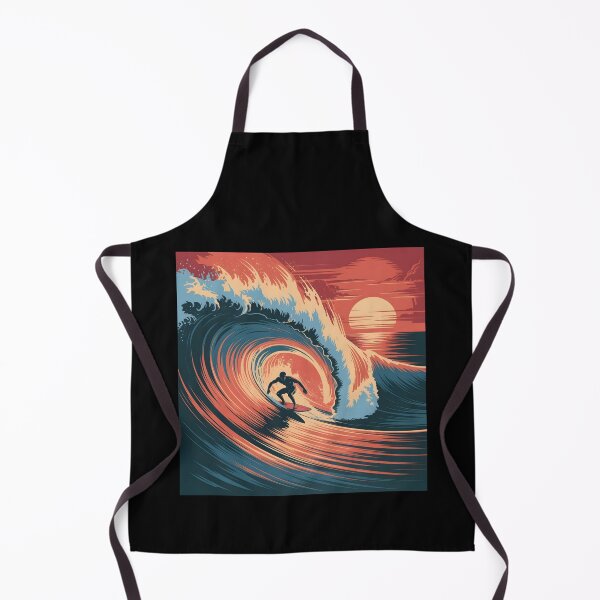 Item preview, Surfer Sunset Wave Art designed and sold by 404wearpl.