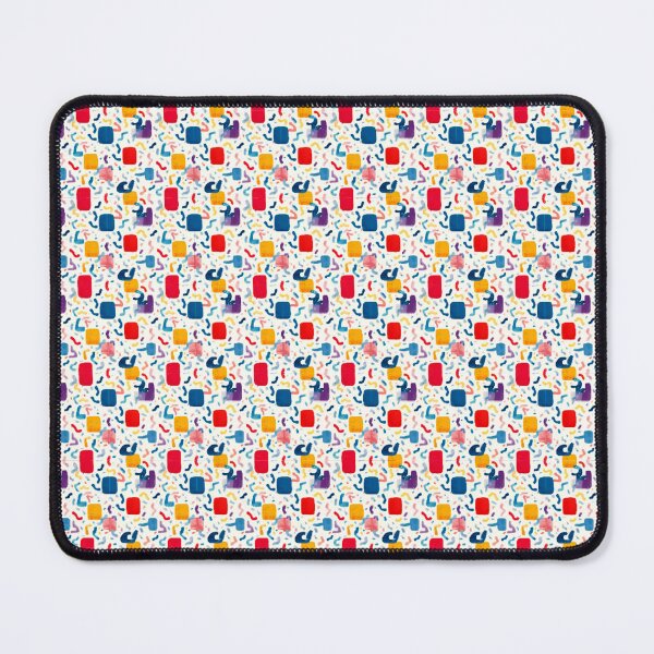 Item preview, Memphis Squiggle Block Scatter 8 designed and sold by Tom-Johnson.