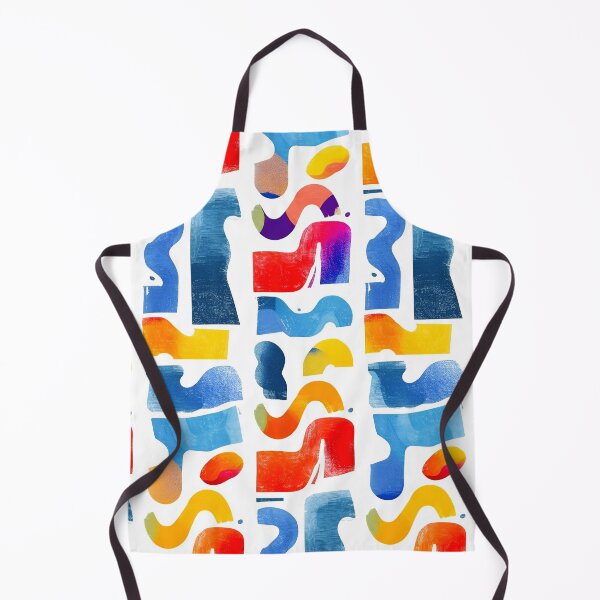 Item preview, Memphis Squiggle Block Scatter 9 designed and sold by Tom-Johnson.