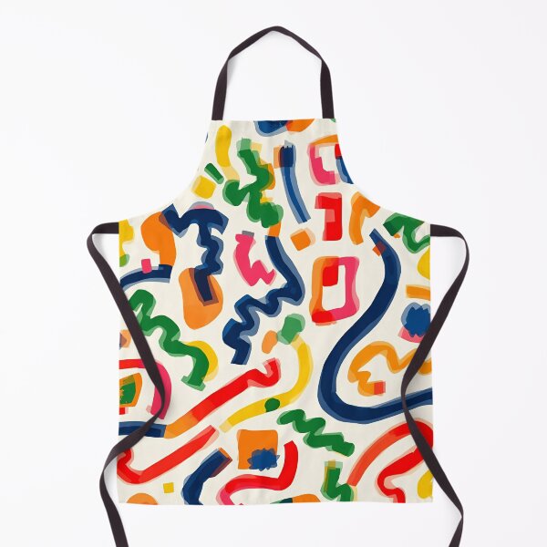 Item preview, Memphis Squiggle Block Scatter 11 designed and sold by Tom-Johnson.