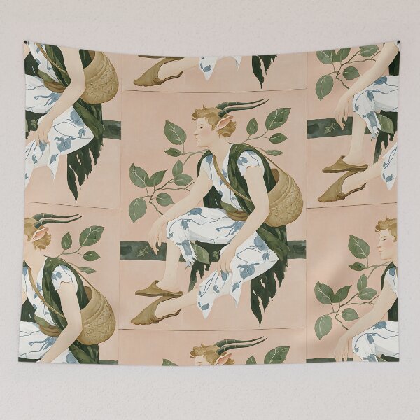 Item preview, Whimsical Cottagecore Faun designed and sold by bapupa.