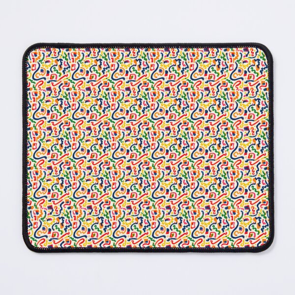 Item preview, Memphis Squiggle Block Scatter 12 designed and sold by Tom-Johnson.