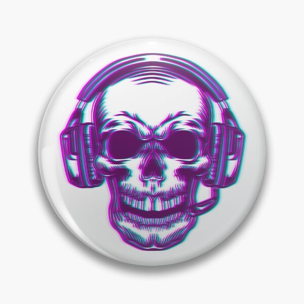 Item preview, Techno skull with headphones designed and sold by DKunic.