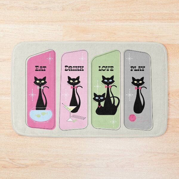 Item preview, Retro Cats Basic Needs designed and sold by ZandraCalif.