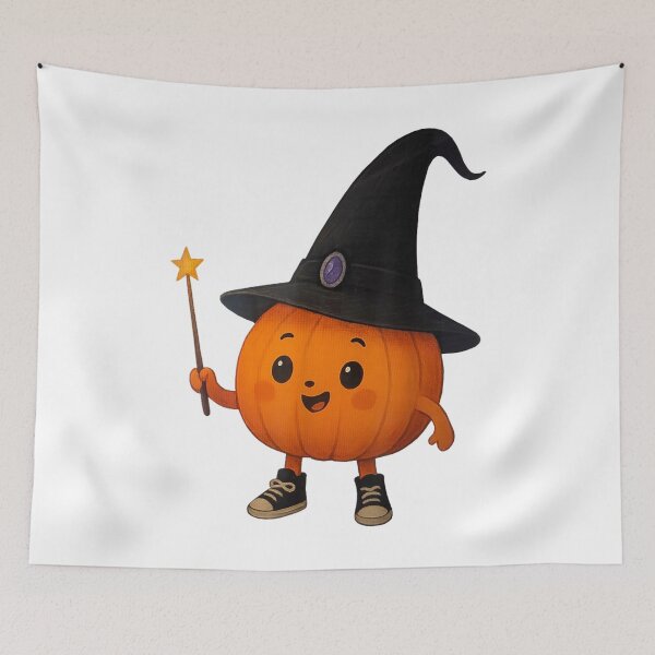Item preview, Adorable Pumpkin Wizard designed and sold by Ernieaustin.