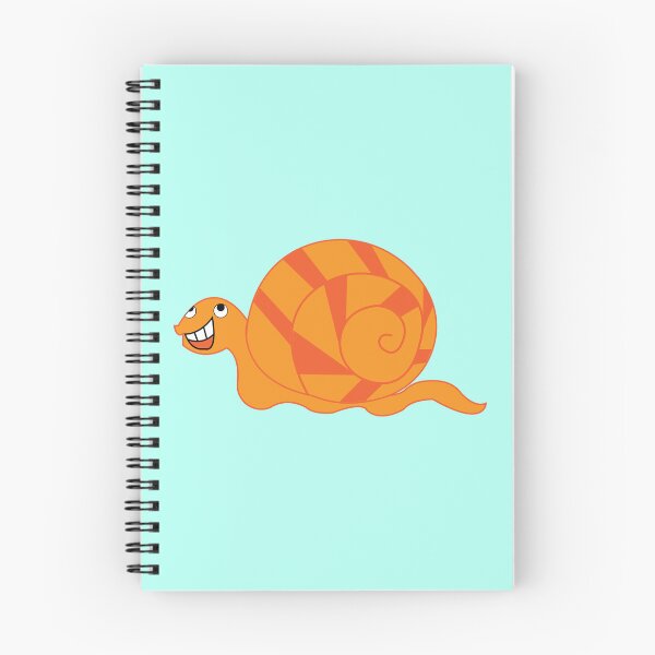 Item preview, Groovy Geometric Snail Graphic | Retro Orange Striped Garden Art designed and sold by Abaseen.