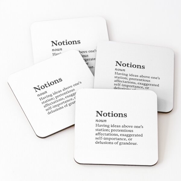 Item preview, Notions - Irish Slang Dictionary Entry designed and sold by TirConnaill.
