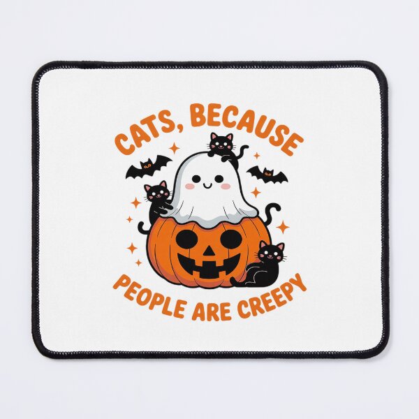 Item preview, Cats Because People Are Creepy Halloween Cats Lover designed and sold by BlackStars3Neon.
