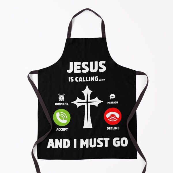 Item preview, Jesus Is Calling and I Must Go Christian Quote designed and sold by treasure-crafts.