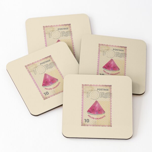 Item preview, Vintage Retro Stamp Fruit Watermelon iphone case/t-shirt designed and sold by Folk and Flux.