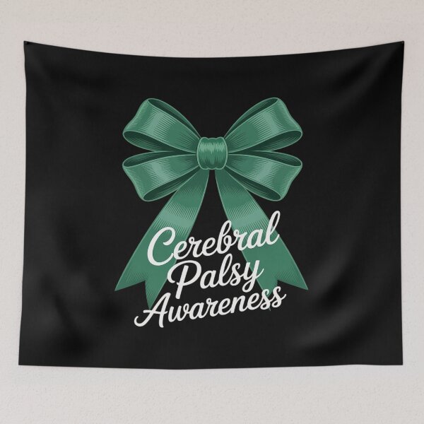 Item preview, Cerebral Palsy Awareness Month For Women Bow CP Awareness designed and sold by BlackStars3Neon.