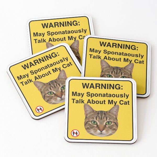 Item preview, Warining Cat Enthusiast designed and sold by nshaltiel.