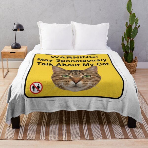 Item preview, Warining Cat Enthusiast designed and sold by nshaltiel.
