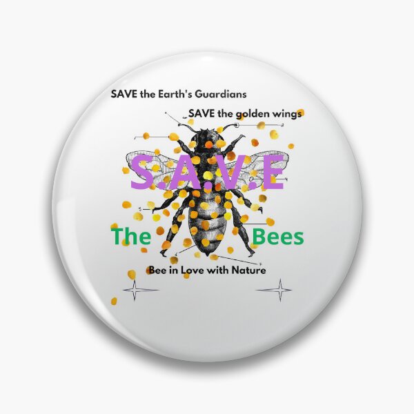 Item preview, Bee in love with nature, save the bees v3.: beautiful bee designed and sold by DIVINE BODY LIFE .