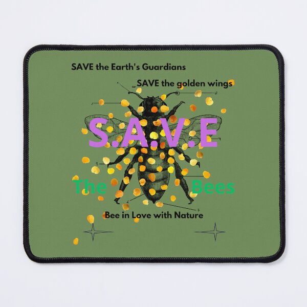 Item preview, Bee in love with nature, save the bees v3.: beautiful bee designed and sold by DIVINE BODY LIFE .