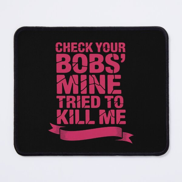 Item preview, Check Your Boobs Mine Tried To Kill Me Breast Cancer Women designed and sold by BlackStars3Neon.