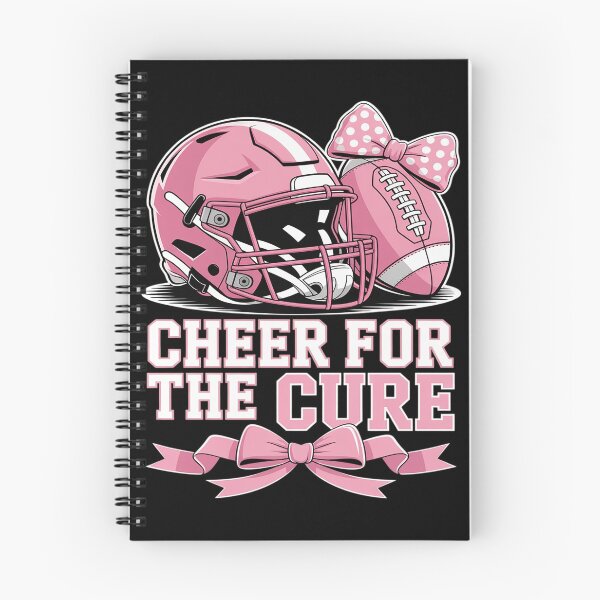 Item preview, Cheer For Cure Football Breast Cancer Awareness Pink Ribbon designed and sold by BlackStars3Neon.