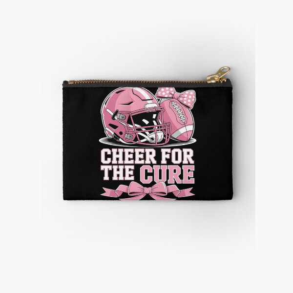Item preview, Cheer For Cure Football Breast Cancer Awareness Pink Ribbon designed and sold by BlackStars3Neon.