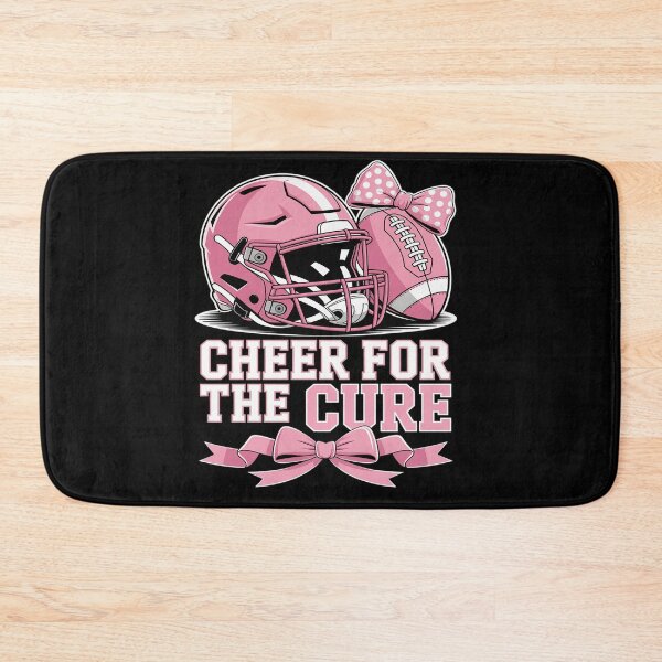 Item preview, Cheer For Cure Football Breast Cancer Awareness Pink Ribbon designed and sold by BlackStars3Neon.