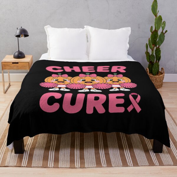 Item preview, Cheer For The Cure Breast Cancer Awareness Pink Ribbon designed and sold by BlackStars3Neon.