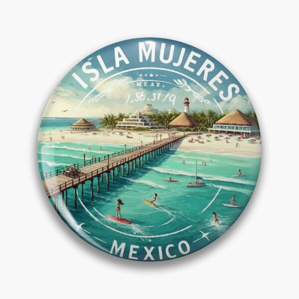 Item preview, Isla Mujeres Mexico - Travel Art designed and sold by maximinano100k.