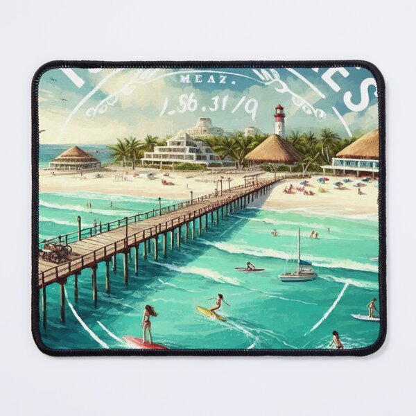 Item preview, Isla Mujeres Mexico - Travel Art designed and sold by maximinano100k.