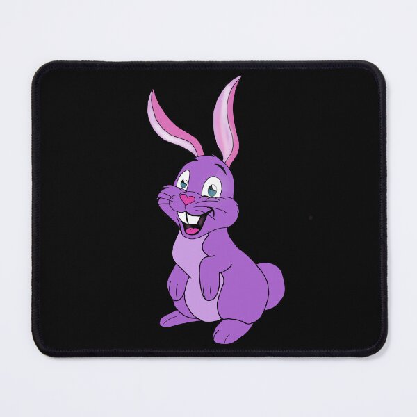 Item preview, Happy Purple Cartoon Rabbit | Cute Smiling Easter Bunny Kids' Art designed and sold by Abaseen.