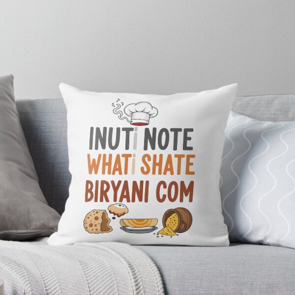 Item preview, Inuti Note Whati Shate Biryani Com Funny Indian Chef Food Pun designed and sold by banglalook.