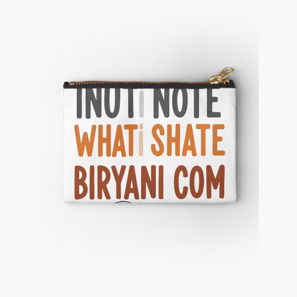 Item preview, Inuti Note Whati Shate Biryani Com Funny Indian Chef Food Pun designed and sold by banglalook.