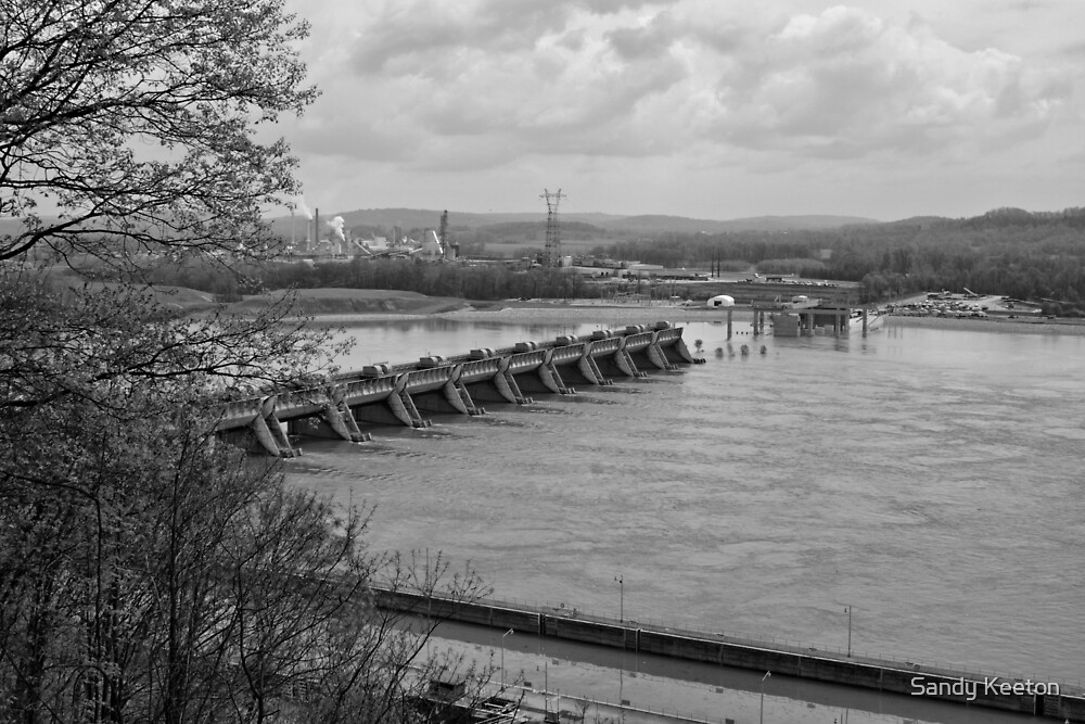 "Cannelton Locks and Dam" by Sandy Keeton Redbubble