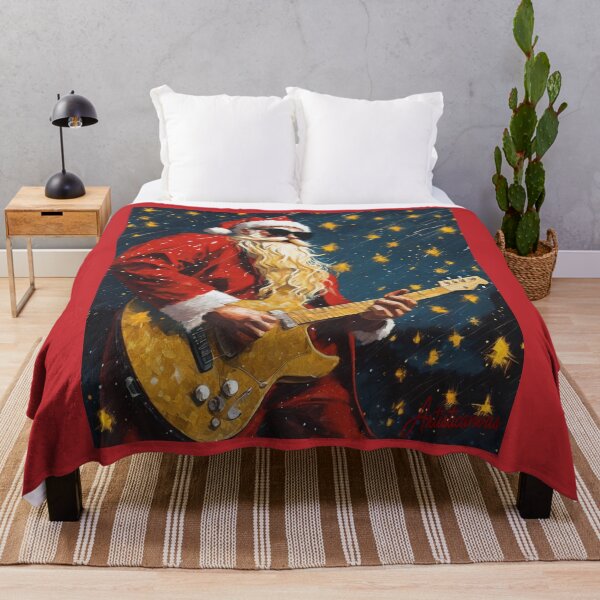 Item preview, "Rockin' Santa: Festive Rock 'n' Roll Celebration" designed and sold by Artisticanvas.