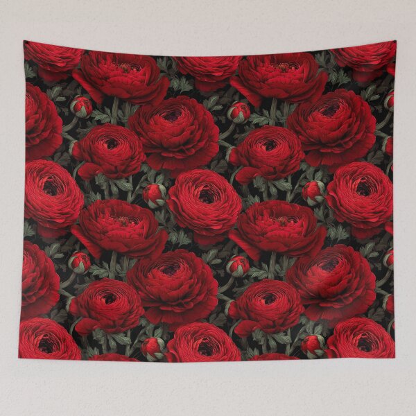 Item preview, Unique Whimsical Ranunculus Print For Garden Party designed and sold by RoyalStarsPatts.