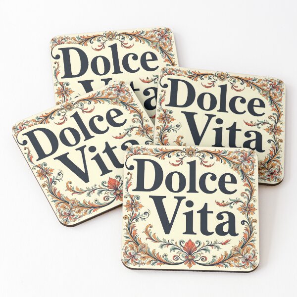 Item preview, La Dolce Vita – Abstract Floral Frame Illustration designed and sold by EmeraldeaArt.