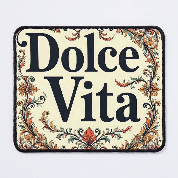 Item preview, La Dolce Vita – Abstract Floral Frame Illustration designed and sold by EmeraldeaArt.