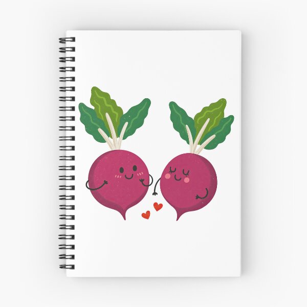 Item preview, Cute Beets in Love Cartoon Illustration designed and sold by ArtfulWeave.
