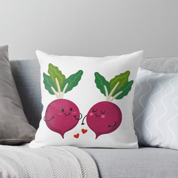 Item preview, Cute Beets in Love Cartoon Illustration designed and sold by ArtfulWeave.