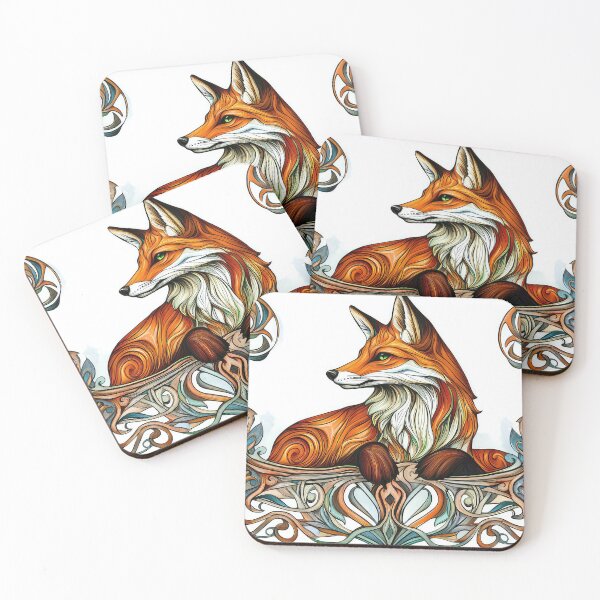 Item preview, Celtic Fox Water Colour designed and sold by thewandswant.