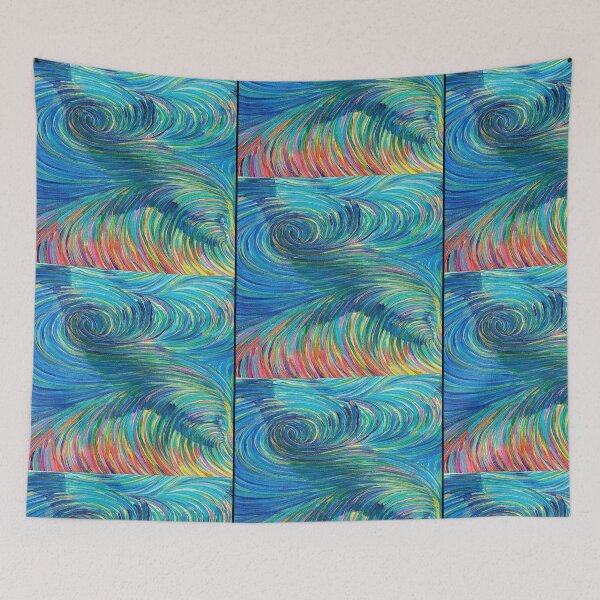 Item preview, Beautiful Vibrant Swirling Colors in Motion Artwork  designed and sold by NivyasArtistry.