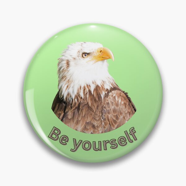 Item preview, Bald eagle, be yourself designed and sold by Katja LebenFreude.