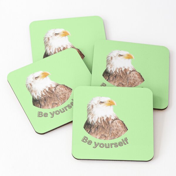 Item preview, Bald eagle, be yourself designed and sold by Katja LebenFreude.
