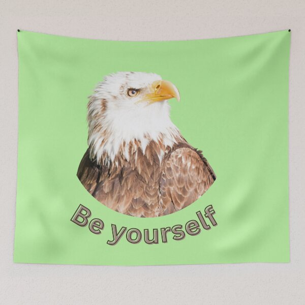 Item preview, Bald eagle, be yourself designed and sold by Katja LebenFreude.