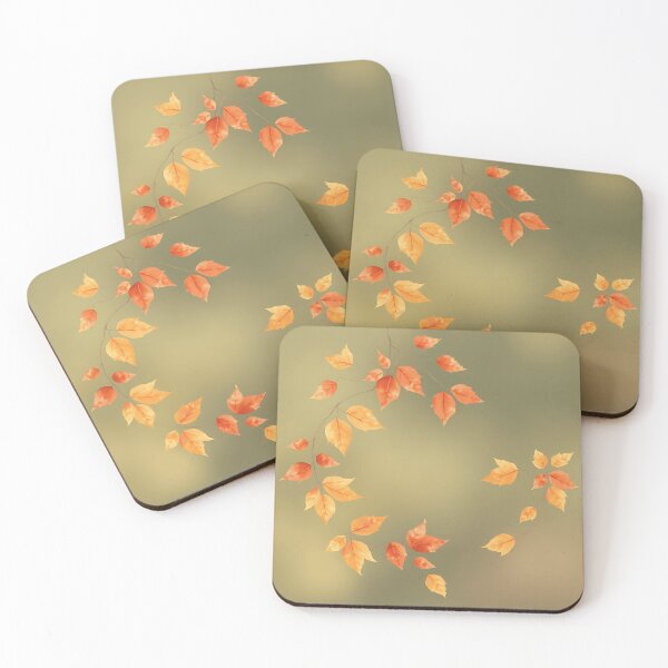 Item preview, Watercolor Dancing Autumn Leaves designed and sold by sharon1210.