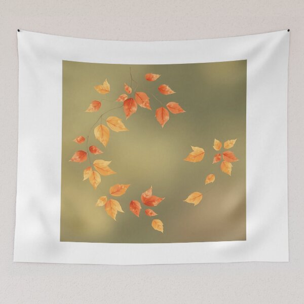 Item preview, Watercolor Dancing Autumn Leaves designed and sold by sharon1210.