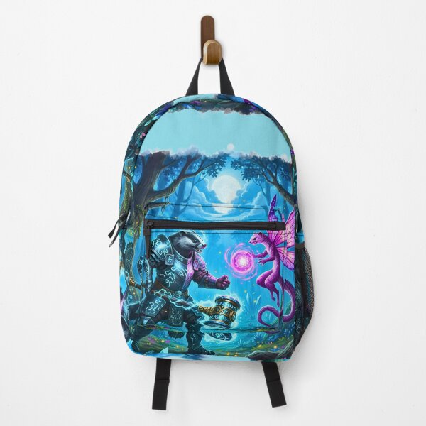 Item preview, Enchanted Forest Duel | Badger Warrior vs. Fairy Dragon designed and sold by E-SarnEdge.